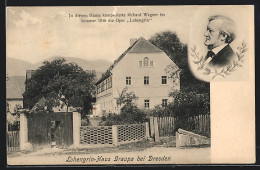 AK Graupa, Lohengrin-Haus, Komponist Richard Wagner  - Sonstige & Ohne Zuordnung