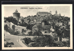 AK Nürnberg, Panorama Vom Hallertor  - Nuernberg