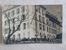 Nice Carte Photo , Autobus Avec Publicités - Cafés, Hôtels, Restaurants