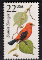 2039258252  1987 SCOTT 2306 (XX)  POSTFRIS  MINT NEVER HINGED -  NORT AMERICAN WILDLIFE - SCARLET TANAGER - FAUNA - BIRD - Unused Stamps