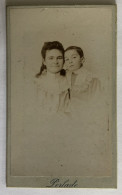 CDV Jeune Femme Et Enfant - Famille Bougouin à Massérac ? - Photographe J. V. Perlade - Anonyme Personen