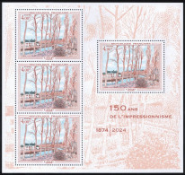 Bloc Feuillet Spécial Paris-Philex 2024 - 150 Ans De L'Impressionnisme - Unused Stamps