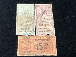 FRANCE INDO-CHINE VIET NAM Wedge 1847 AND 1953(wedge  VIET NAM) 3 Pcs 3 Stamps Quality Good - Collezioni