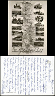 Die Lahn (Fluss) Landkarte Lahntal Von Giessen Bis Lahnstein 1966 - Unclassified