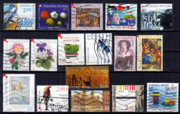 ⁕ Croatia / Hrvatska / Kroatien 2000 - 2004 ⁕ Collection Of 17 Used Stamps ⁕ # Lot 3 - Croatie