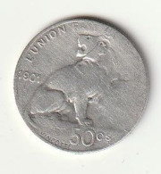 50 CENTIMES 1901 FR   BELGIE /182/ - 50 Cent