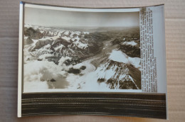 Original Photo Press 16x21cm Vue Of Tibet Rongbuk Glacier From The Top Of Everest Mountaineering Escalade Alpinisme - Sporten
