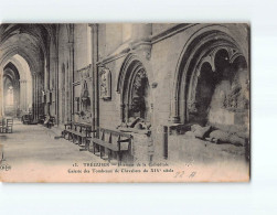 TREGUIER : Intérieur De La Cathédrale, Galerie Des Tombeaux De Chevaliers Du XIVe Siècle - état - Tréguier