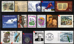 ⁕ Croatia / Hrvatska / Kroatien 1996 - 1999 ⁕ Collection Of 16 Used Stamps ⁕ # Lot 4 - Croatie
