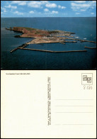 Helgoland (Insel) Luftbild Nordseebad Insel Vom Flugzeug Aus 1980 - Autres & Non Classés