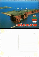 Ansichtskarte Helgoland (Insel) Luftbild Luftaufnahme Von Westen 1992 - Autres & Non Classés