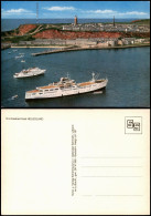Ansichtskarte Helgoland (Insel) Luftbild Nordseebad Insel Mit Schiffen 1975 - Autres & Non Classés