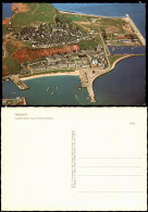 Ansichtskarte Helgoland (Insel) Luftbild Luftaufnahme Aus Richtung Reede 1982 - Autres & Non Classés