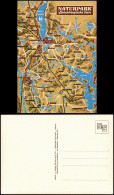 Landkarten Ansichtskarte Lauenburgische Seen Ratzeburg Mölln 1988 - Carte Geografiche