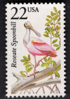 2039259545  1987 SCOTT 2308 (XX)  POSTFRIS  MINT NEVER HINGED - NORT AMERICAN WILDLIFE- Roseate Spoonbill - FAUNA - BIRD - Unused Stamps