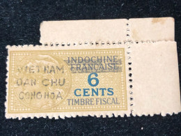 INDO-CHINE VIET NAM Wedge PRINTING 1847 AND 1953(wedge  VIET NAM) 1 Pcs 1 Stamps Quality Good - Collections