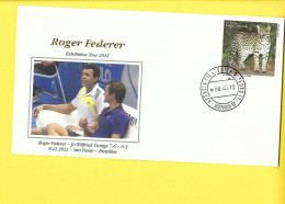 R33 - Roger Federer - Jo Wilfried Tsonga  Exhibition Tour 08.12.2012 Sao Paulo Brasilien - Tennis