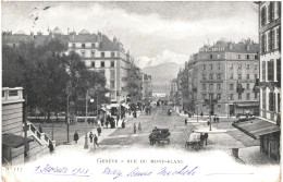 CPA Carte Postale Suisse Genève  Rue Du Mont Blanc 1903 VM81393 - Genève