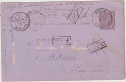 * MONACO > 1888 POSTAL HISTORY > 10c Stationary Card From Monaco To Rotterdam, Netherlands - Storia Postale