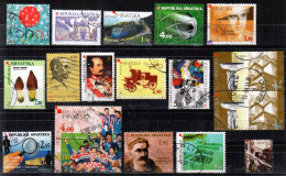 ⁕ Croatia / Hrvatska / Kroatien 1995 - 2008 ⁕ Collection Of 18 Used Stamps ⁕ # Lot 8 - Croatie