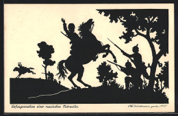 Künstler-AK Sign. Otto Wiedemann: Gefangennahme Iner Russischen Patrouille  - Guerre 1914-18