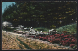 AK Das Deutsche Heer, Angreifende Infanterie Am Waldesrand  - Guerre 1914-18