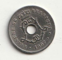 5 CENTIMES 1907 FR (mintage 993028 Ex)   BELGIE /187/ - 5 Cent