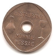 Jeton Restaurant De La Monnaie De Paris à Pessac : Boissons - Monétaires / De Nécessité