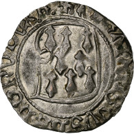 Duché De Bretagne, François II, Blanc à La Targe, 1484-1488, Rennes, Billon - Autres & Non Classés