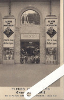 75 Paris IX,  Gare St Lazare, Fleurs Naturelles Gabrielle Debrie, Souvenir De La Semaine De La Bonté En 1933 , D09.90 - Arrondissement: 09
