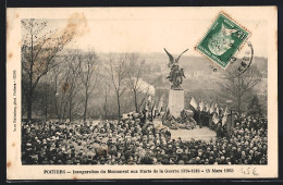 CPA Poitiers, Inauguration Du Monument Aux Morts De La Guerre 1914-1918, 15 Mars 1925  - Poitiers