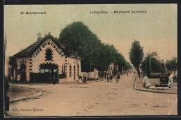 CPA Lurcy-Lévy, Boulevard Gambetta, Café Du Chalet  - Autres & Non Classés