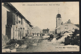 CPA Chaux-du-Dombief, Route Du Village  - Autres & Non Classés