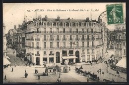 CPA Angers, Place Du Ralliement, Le Grand Hotel  - Angers