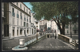 CPA Grasse, Place De La Porte Neuve  - Grasse