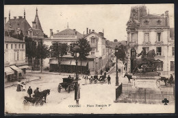 CPA Cognac, Place Francois I.  - Cognac