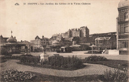 FRANCE - Dieppe - Les Jardins Du Casino Et Le Vieux Château - Carte Postale Ancienne - Dieppe