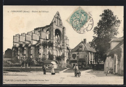 CPA Longpont, Ruines De L`Abbaye  - Other & Unclassified