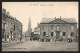 CPA Balan, La Mairie Et La Place  - Sonstige & Ohne Zuordnung