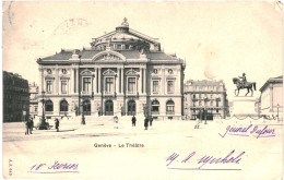 CPA Carte Postale Suisse Genève  Le Théâtre  1903 VM81395 - Genève