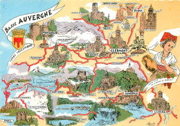 63 BASSE AUVERGNE CARTE GEOGRAPHIQUE - Other & Unclassified