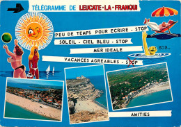 11 LEUCATE LA FRANCI TELEGRAMME  - Leucate