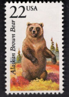 2039263454 1987  SCOTT 2310 (XX) POSTFRIS MINT NEVER HINGED  - NORTH AMERICAN WILDLIFE - ALASKAN BROWN BEAR - FAUNA - Unused Stamps
