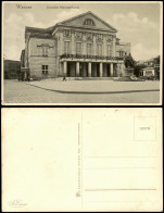 Ansichtskarte Weimar Vorplatz Deutsches Nationaltheater 1930 - Weimar