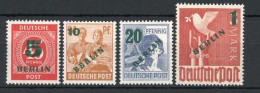Berlin, 1949, 64-67, Postfrisch - Andere & Zonder Classificatie
