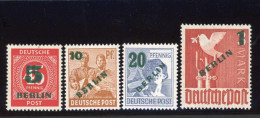 Berlin, 1949, 64-67, Postfrisch - Other & Unclassified