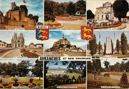 50 AVRANCHES MULTIVUES BLASON - Avranches