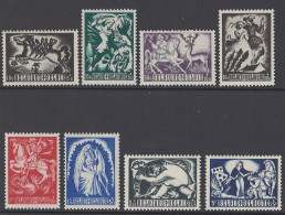 BELGIQUE - 1944 - MNH/***- LUXE - ANTITUBERCULEUX  BICHE UILENSPIEGEL DOUDOU CHEVAL CARTE - COB 653 - 660 -  Lot 26059 - Unused Stamps