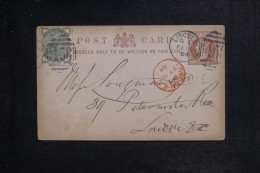 ROYAUME UNI - Entier Postal De Lincoln Pour Londres En 1884 - L 153189 - Luftpost & Aerogramme