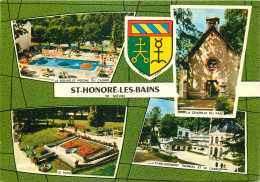58 SAINT HONORE LES BAINS MULTIVUES BLASON  - Saint-Honoré-les-Bains